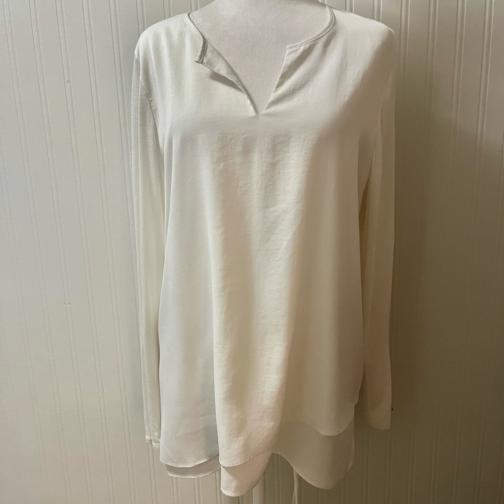 Soft Surroundings Cream Tunic Top